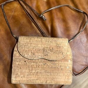 VINTAGE J. Renee cork handbag
